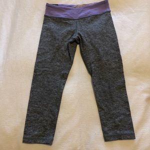 Cropped grey Iviva leggings